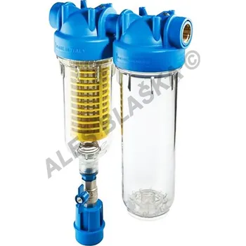 vodní filtr ATLAS FILTRI - Itálie | HYDRA RAINMASTER DUO RAH+P filtr na užitkovou i pitnou vodu (vodní filtr-filtrace pitné vody) - HYDRA RAINMASTER DUO 3/4" patrona RAH + prázdná 6096 HYDRA R DUO RAH+P
