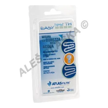 Diagnostický test ATLAS FILTRI - Itálie | test tvrdosti vody pH, testovací proužek, papírek test tvrdosti vody proužek