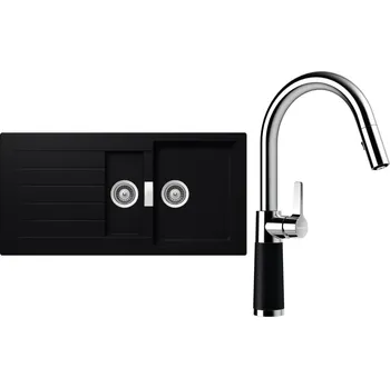 Kuchyňský dřez Set Schock S3-7 (dřez Signus D-150 Puro + baterie SC-520.120 Puro)