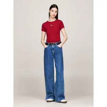 Dámské tričko Tričko TOMMY JEANS Bordeaux 9694509 L
