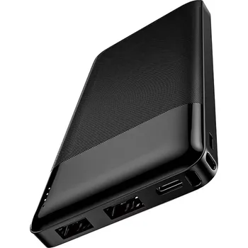 Powerbanka Externí baterie POWER BANK Hoco J72, 1x USB C, 1x Micro USB, 10000 mAh, černá