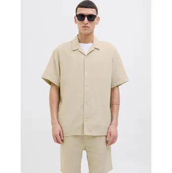 Pánská košile Košile Jack & Jones Beige 8044756 XL