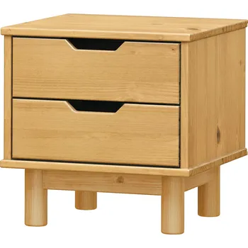 Idea-nábytek Noční stolek 2 zásuvky BONITO 2 vosk 324341V