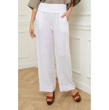 Dámské kalhoty Fleur de Lin Weiß 901664 XL