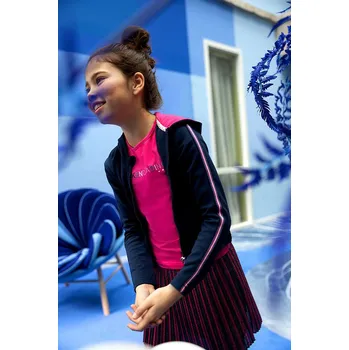 Dívčí mikina B.Nosy Dunkelblau 783554 104