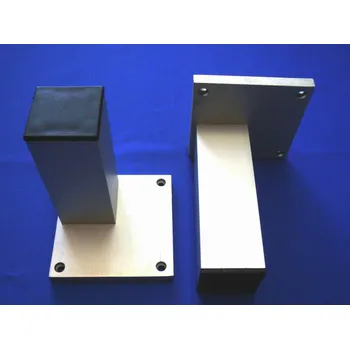 Nábytkové kování 64641 - Nožka 38x38x100mm hliník, A132 (64641 - Nožka 38x38x100mm hliník, A132. Vhodné řešení pro nábytek v interiéru.)