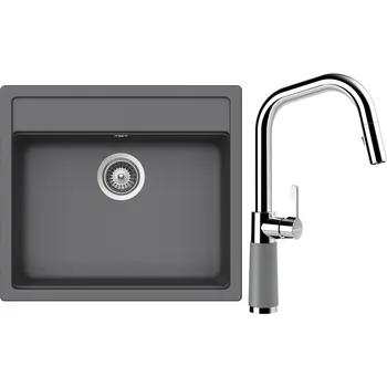 Granitový dřez Set Schock S24-11 (dřez Nemo N-100 Croma + baterie SC-530.120 Croma)