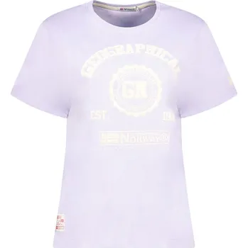 Dámské tričko Tričko Geographical Norway Lila 8535073 S