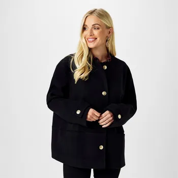 Dámská vesta Bunda Biba Black 8806029 16 (XL)