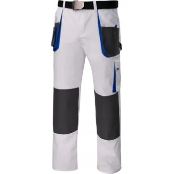 Pracovní obuv Dlouhé ochranné pracovní kalhoty Specto , bílé, zesílené vel. BOZP