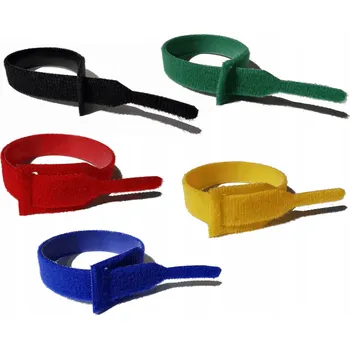 Stahovací páska Organizér kabelů na suchý zip stahovací pásky 200mm MIX