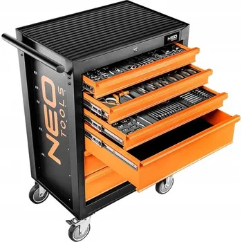 Dílenská skříňka, 6 zásuvek + 149 kusů nářadí NEO 84-221-9