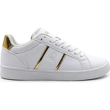 Oblečení a móda Tenisky Benetton Weiß/ Gold 842986 36