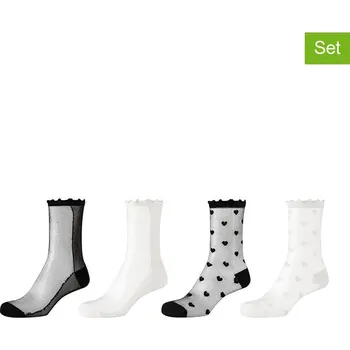 Dámské ponožky Ponožky s.Oliver Weiß/ Schwarz 9164669 39
