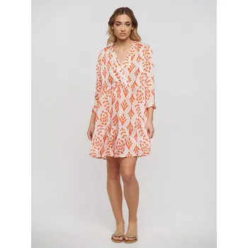 Dámské šaty Šaty BLE Orange/ Weiß 1683798 onesize