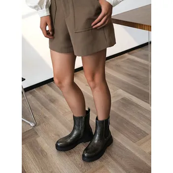 Dámské kozačky Boty Sixth Sens Khaki 4769391 38