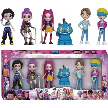 Figurka SADA FIGUREK KPOP DEMON HUNTERS LOVKYNĚ DÉMONŮ FIGURKY MIRA ZOEY RUMI