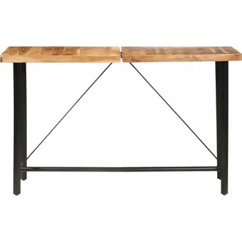 Jídelní stůl Kuchyňský stůl VidaXL obdélníkový černý 70 x 180 x 107 cm