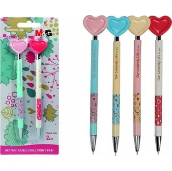 Propiska automatická modrá M&G