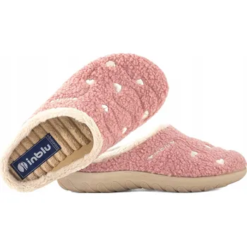 Dámské pantofle INBLU ET-33 TEXTILNÍ DOMÁCÍ DÁMSKÉ PANTOFLE SANDÁLE PANTOFLE PU 39 Růžová