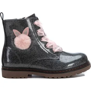 Dívčí kozačky XTI Kids Schwarz/ Rosa/ Grau 8216661 24