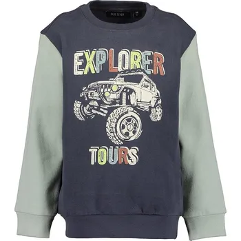 Chlapecká mikina Blue Seven Dunkelblau/ Grün 814469 92