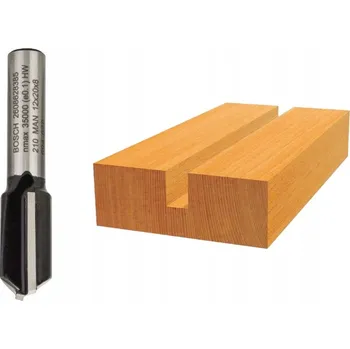 Vrták BOSCH Fréza přímá válcová, průměr 12 mm, stopka 8 mm