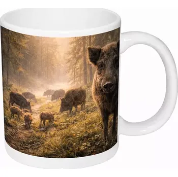 Hrnek s potiskem 330 ml divočák celý obvod CZ