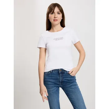 Dámské oblečení Tričko Cross Jeans Weiß 6840145 L