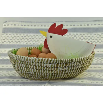 Vánoční dekorace Vingo Sada 4 ošatek oválných