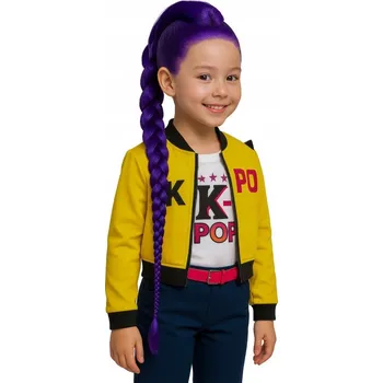 Karnevalová paruka Dívčí paruka K-POP - Rumi