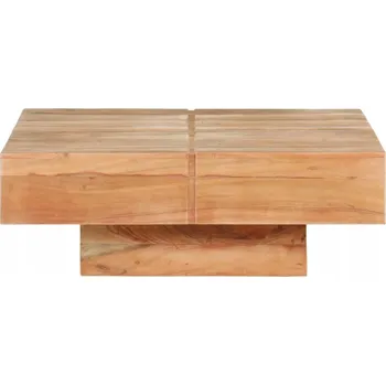 Konferenční stolek Konferenční stolek VidaXL obdélníkový 80 x 80 x 28 cm, odstíny hnědé