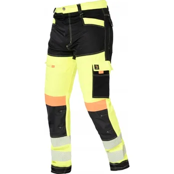 montérky VÝSTRAŽNÉ PRACOVNÍ KALHOTY DO PASU PROCERA LIMERO S REFLEXNÍMI PRVKY, VELIKOST 48