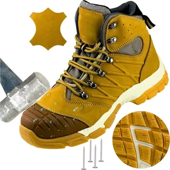 Pracovní obuv Pánské pracovní boty Kotníkové nepromokavé s kompozitní špičkou velikost 41