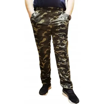 JEMNĚ ZATEPLENÉ PÁNSKÉ TEPLÁKY MASKÁČOVÝ VELIKOST 10XL