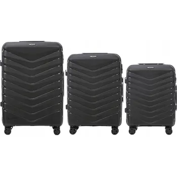 Wings Sada pevných kufrů z polypropylenu PHOENIX, 198 l