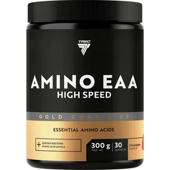 Aminokyselina EAA GOLD CORE LINE AMINO EAA HIGH SPEED prášek Trec Nutrition 300 g jahoda