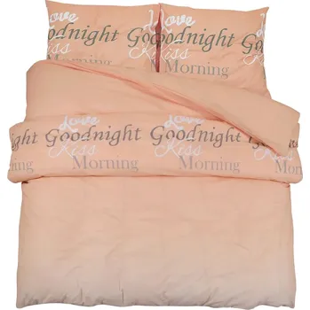 Povlečení Sada povlečení, růžová, 200x200 cm, bavlna