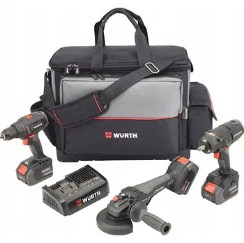 Sada nářadí WURTH Sada akumulátorového nářadí ABS/AWS/ASS-18V, 8 dílů