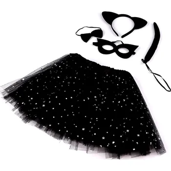 Karnevalový kostým Karnevalový kostým - kočka, střední, 2 černá