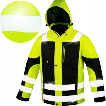 Reflexní zimní zateplená bunda Specto s kapucí velikost XXL