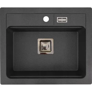 Granitový dřez Jednokomorový dřez Brenor York granit černý