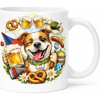 Hrnek s potiskem 330 ml stafordský bulteriér CZ