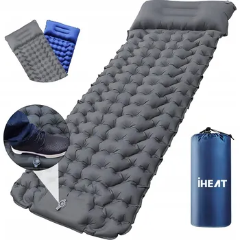 Karimatka SAMONAFUKOVACÍ PODLOŽKA MATRACE 200X70X10 ODOLNÁ ŠEDÁ SUPER LEHKÁ