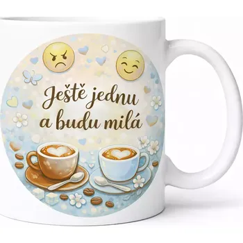 Hrnek 330 ml ještě jednu lehce modrý lehce modrý CZ