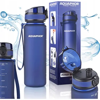 Láhev Filtrační láhev AQUAPHOR City 0,5 l, tmavě modrá