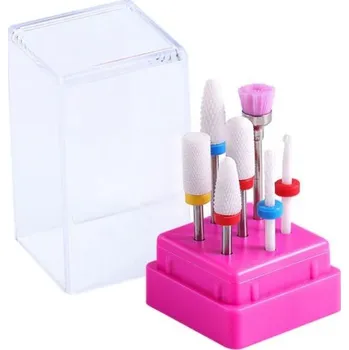 SENSUALITÉ Sada brusných keramických nástavců pro elektrickou brusku na nehty