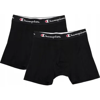 Boxerky CHAMPION PÁNSKÉ BOXERKY SLIPY 2 KS ČERNÉ vel.M