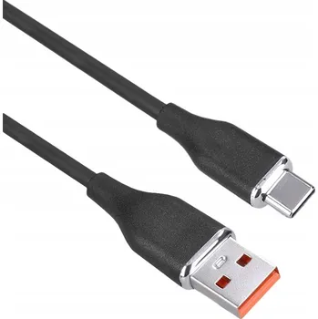 Datový kabel USB-C kabel, USB 2.0 A konektor - USB-C 3.1 konektor, silikon, 0,5m