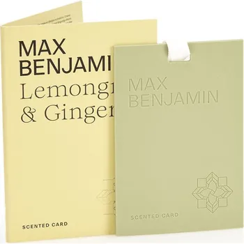 Osvěžovač vzduchu MAX BENJAMIN Lemongrass and Ginger Vonná karta